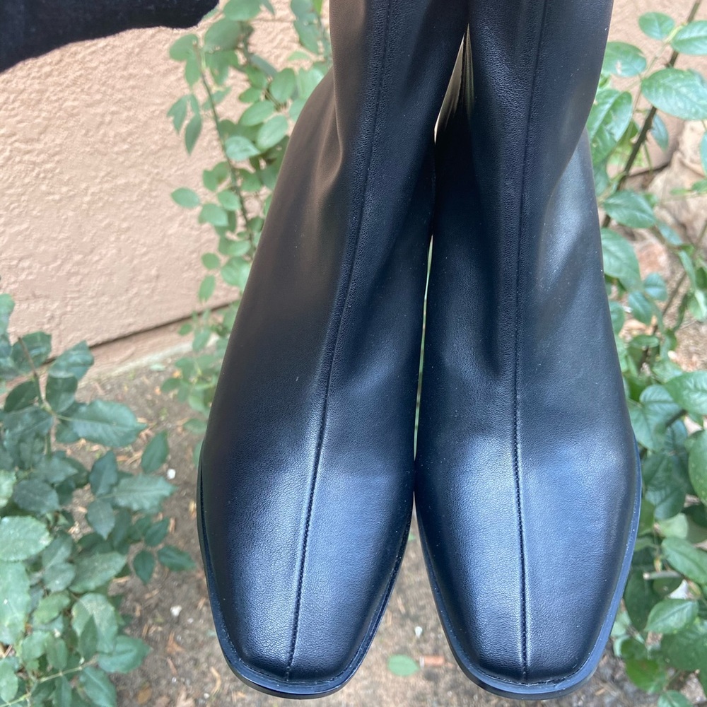 Black slim ankle boot from ASOS.